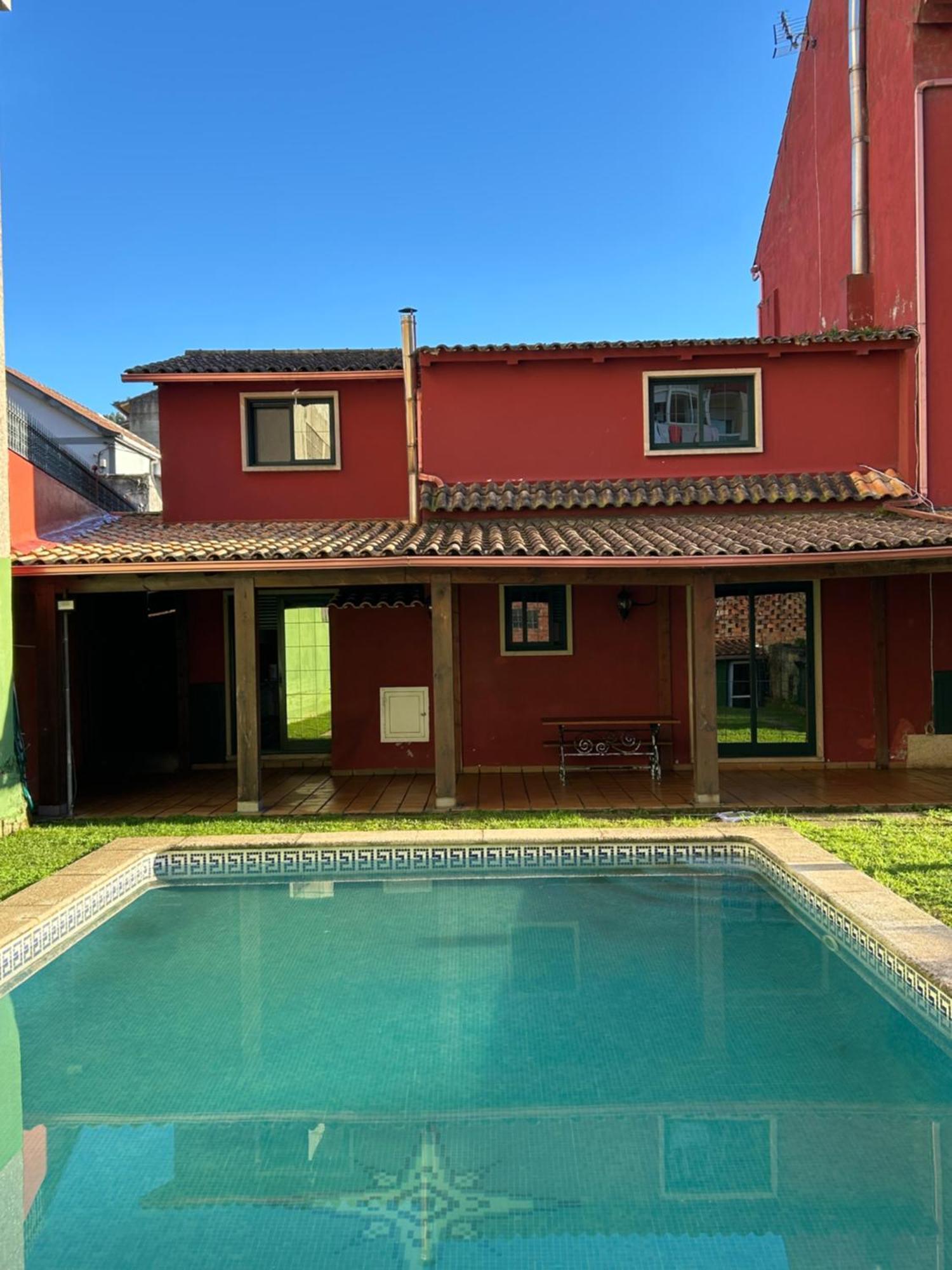 Casa Robleda, Piscina Privada Cubierta Y Jacuzzi Villa Vigo Bagian luar foto